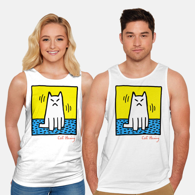 Cat Haring-Unisex-Basic-Tank-vp021