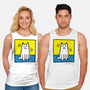 Cat Haring-Unisex-Basic-Tank-vp021