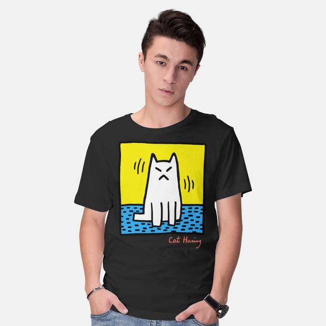 Cat Haring-Mens-Basic-Tee-vp021