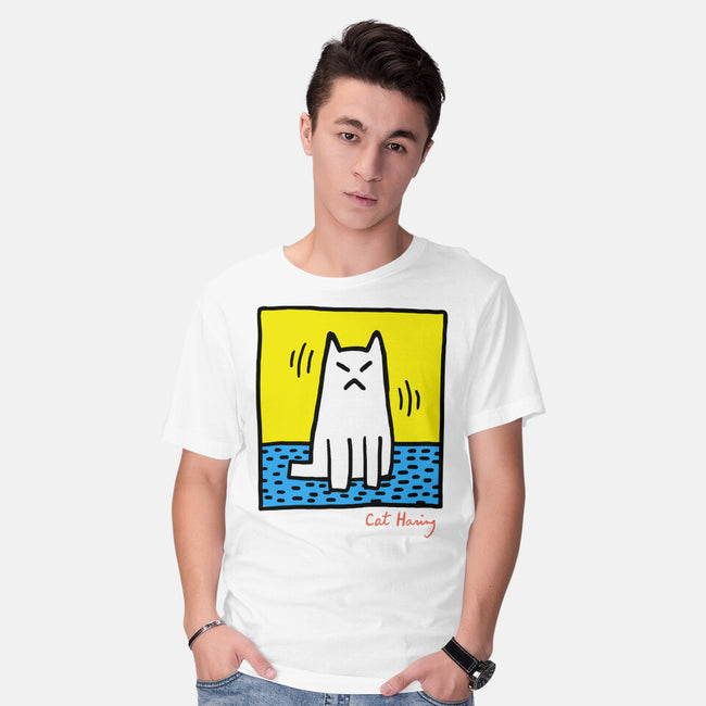 Cat Haring-Mens-Basic-Tee-vp021