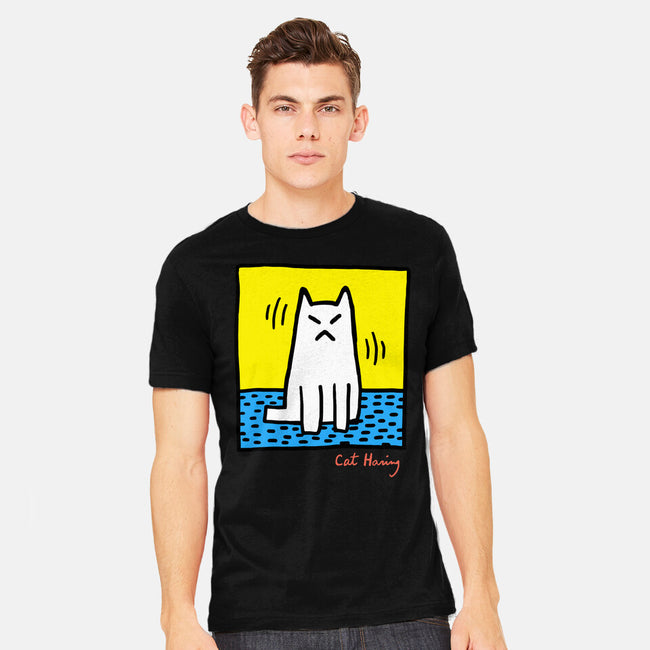 Cat Haring-Mens-Heavyweight-Tee-vp021