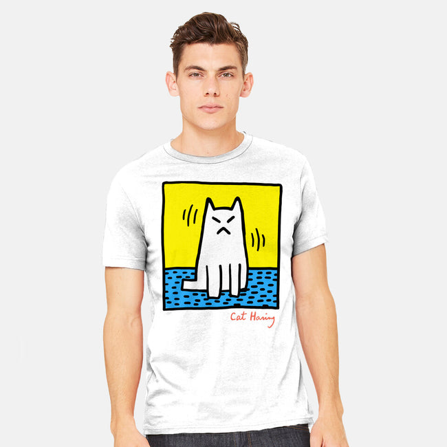 Cat Haring-Mens-Heavyweight-Tee-vp021