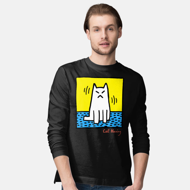Cat Haring-Mens-Long Sleeved-Tee-vp021
