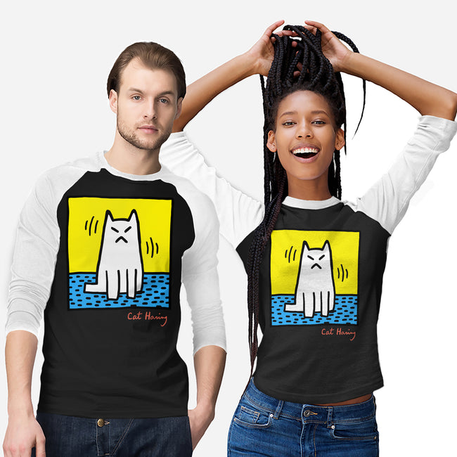 Cat Haring-Unisex-Baseball-Tee-vp021