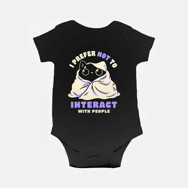 I Prefer Not To Interact With People-Baby-Basic-Onesie-koalastudio