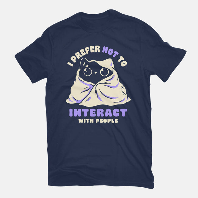 I Prefer Not To Interact With People-Unisex-Basic-Tee-koalastudio
