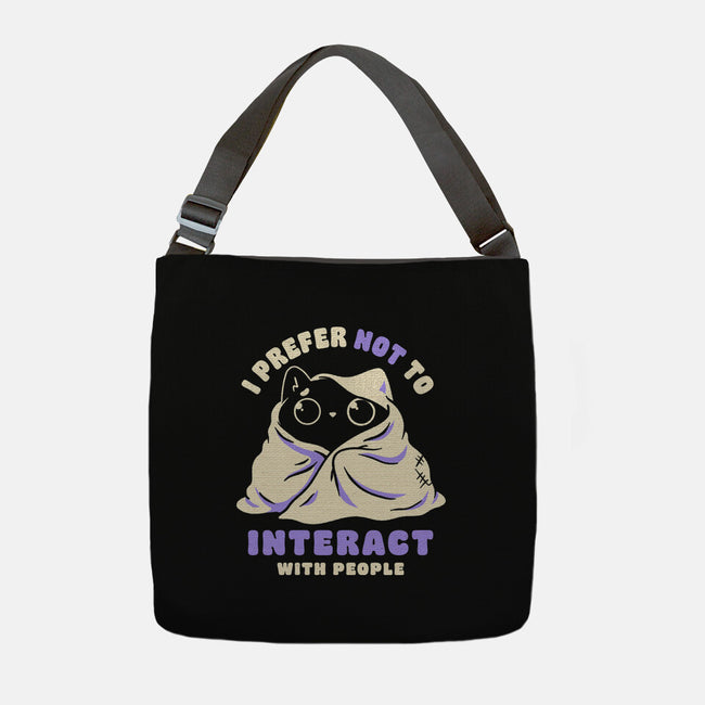 I Prefer Not To Interact With People-None-Adjustable Tote-Bag-koalastudio