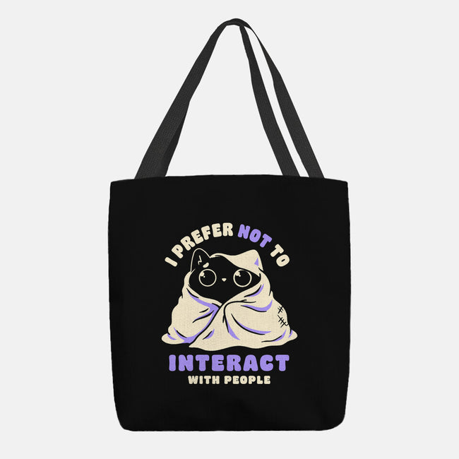 I Prefer Not To Interact With People-None-Basic Tote-Bag-koalastudio