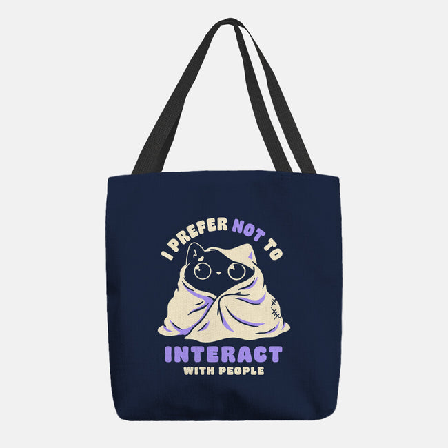 I Prefer Not To Interact With People-None-Basic Tote-Bag-koalastudio