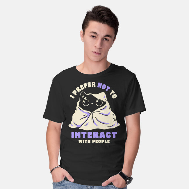 I Prefer Not To Interact With People-Mens-Basic-Tee-koalastudio