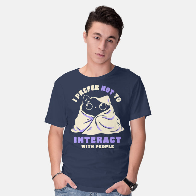 I Prefer Not To Interact With People-Mens-Basic-Tee-koalastudio
