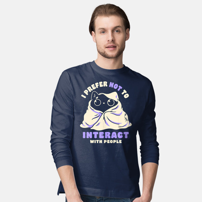 I Prefer Not To Interact With People-Mens-Long Sleeved-Tee-koalastudio