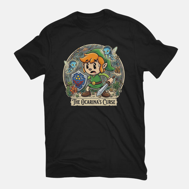 The Ocarinas Curse-Womens-Fitted-Tee-Millersshoryotombo