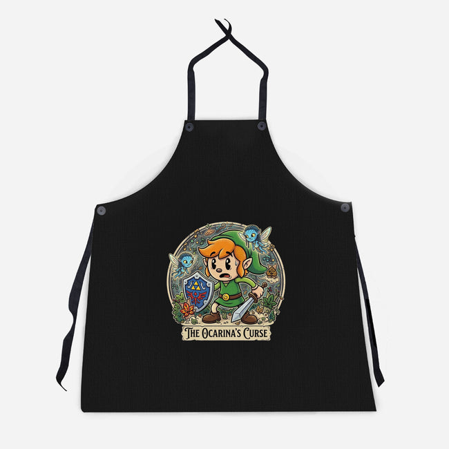 The Ocarinas Curse-Unisex-Kitchen-Apron-Millersshoryotombo