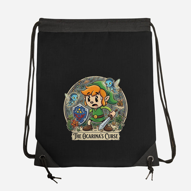 The Ocarinas Curse-None-Drawstring-Bag-Millersshoryotombo