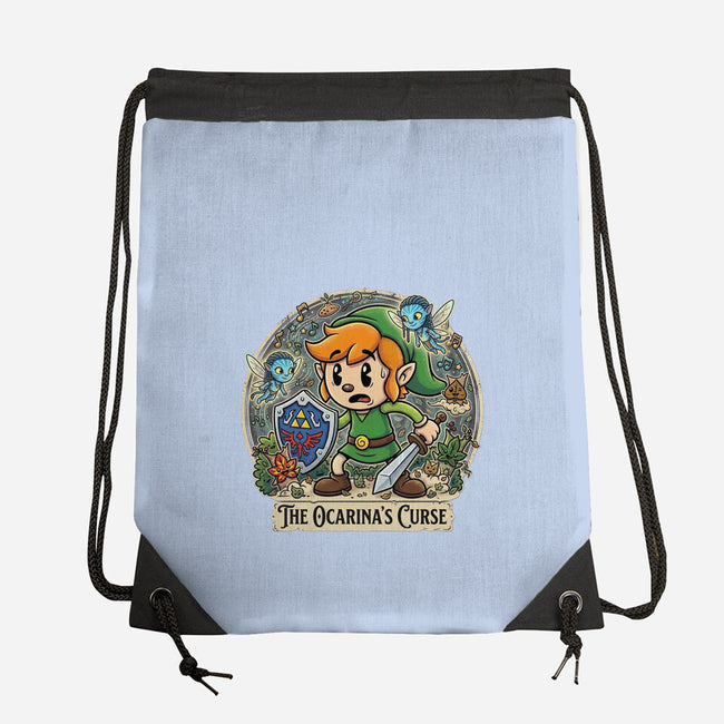 The Ocarinas Curse-None-Drawstring-Bag-Millersshoryotombo