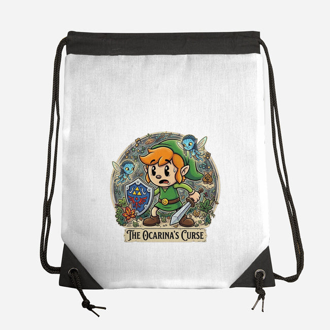 The Ocarinas Curse-None-Drawstring-Bag-Millersshoryotombo