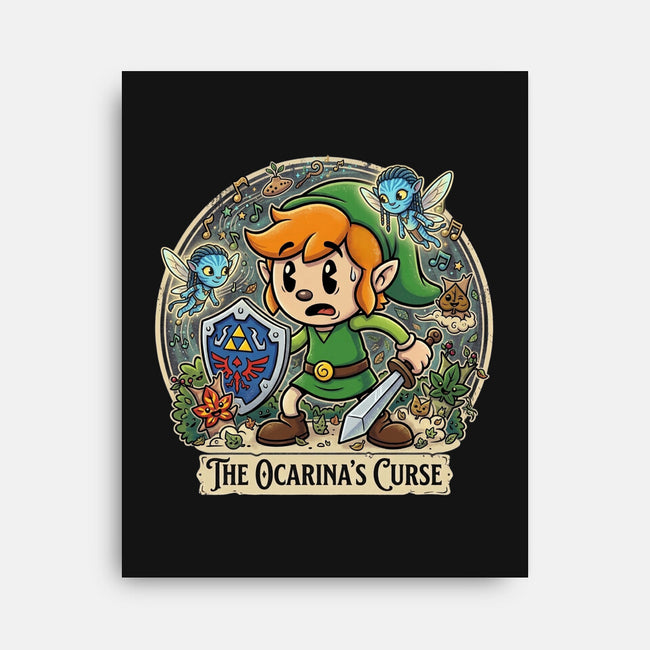 The Ocarinas Curse-None-Stretched-Canvas-Millersshoryotombo
