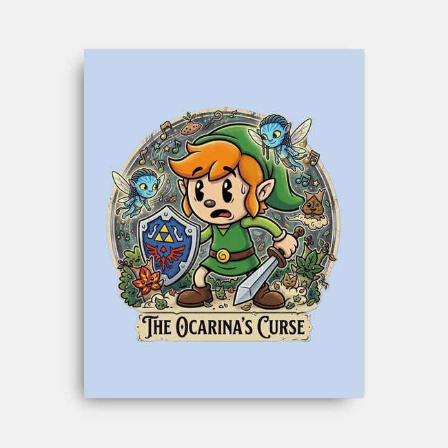 The Ocarinas Curse-None-Stretched-Canvas-Millersshoryotombo