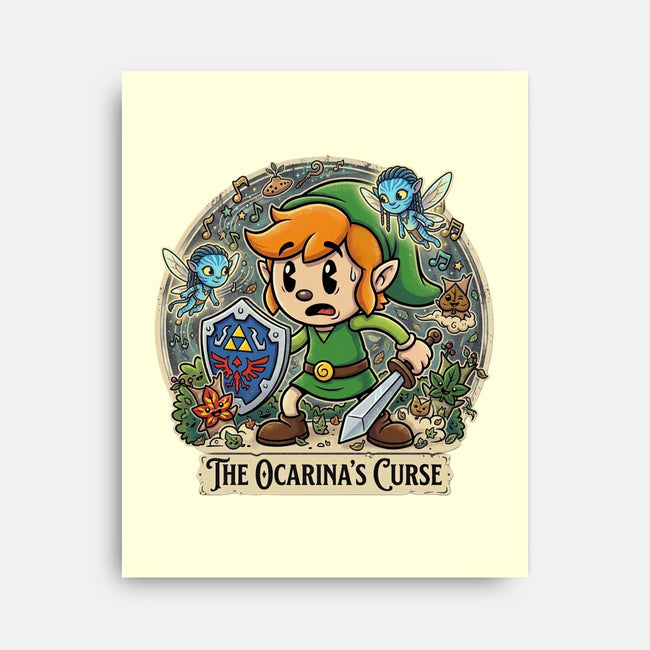 The Ocarinas Curse-None-Stretched-Canvas-Millersshoryotombo