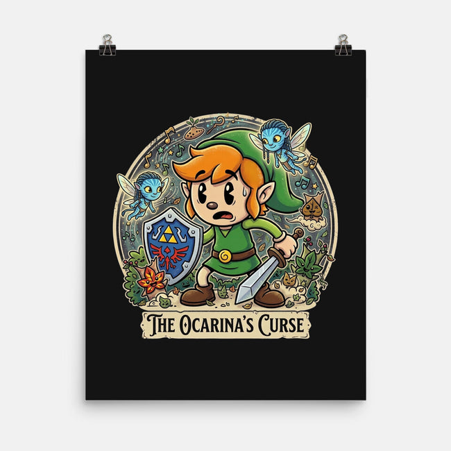 The Ocarinas Curse-None-Matte-Poster-Millersshoryotombo