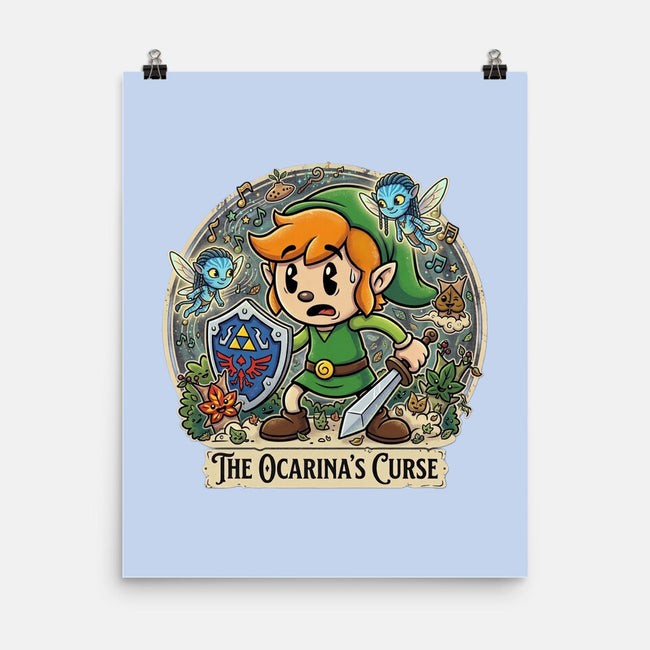 The Ocarinas Curse-None-Matte-Poster-Millersshoryotombo