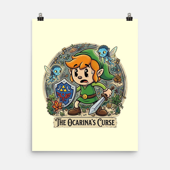 The Ocarinas Curse-None-Matte-Poster-Millersshoryotombo