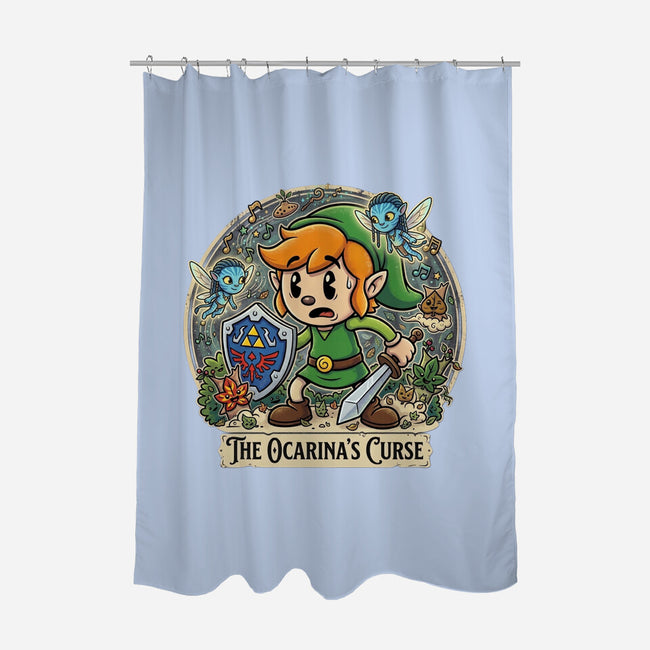 The Ocarinas Curse-None-Polyester-Shower Curtain-Millersshoryotombo