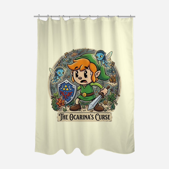 The Ocarinas Curse-None-Polyester-Shower Curtain-Millersshoryotombo
