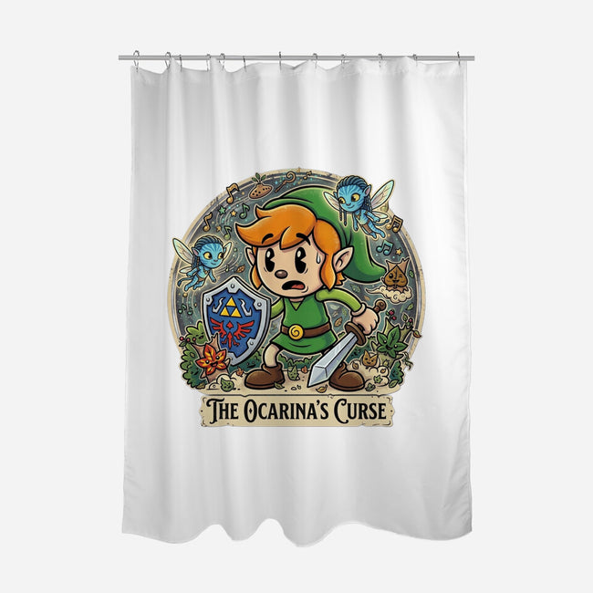 The Ocarinas Curse-None-Polyester-Shower Curtain-Millersshoryotombo
