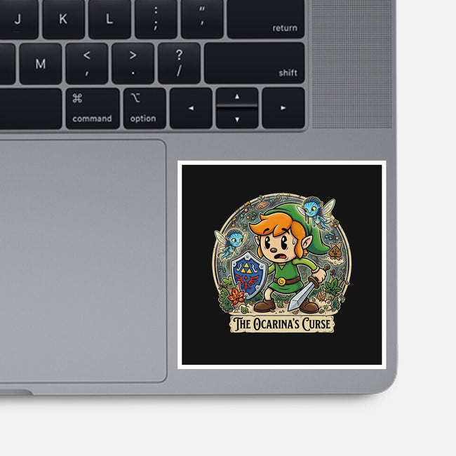 The Ocarinas Curse-None-Glossy-Sticker-Millersshoryotombo