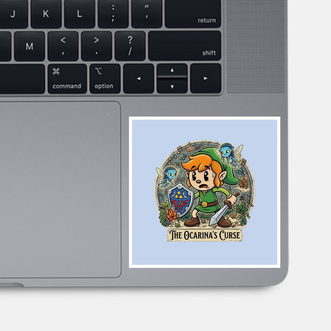 The Ocarinas Curse-None-Glossy-Sticker-Millersshoryotombo