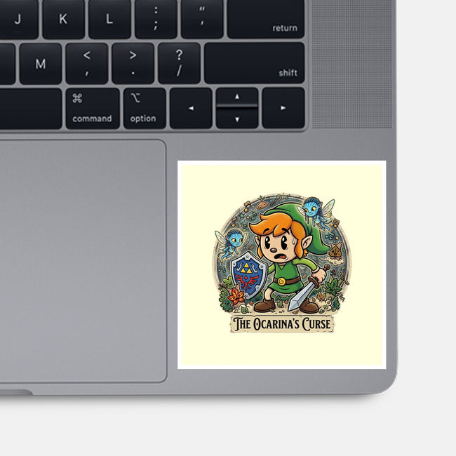 The Ocarinas Curse-None-Glossy-Sticker-Millersshoryotombo