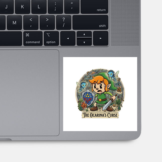 The Ocarinas Curse-None-Glossy-Sticker-Millersshoryotombo