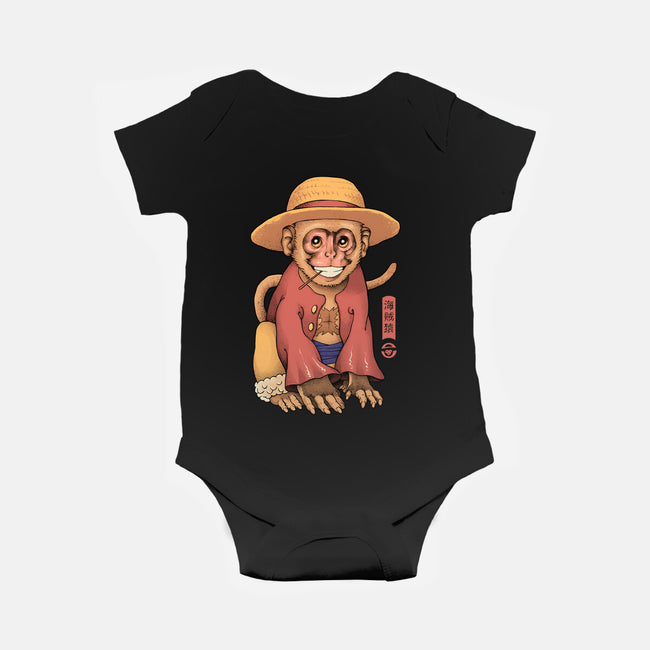 Monkey Pirate King-Baby-Basic-Onesie-vp021