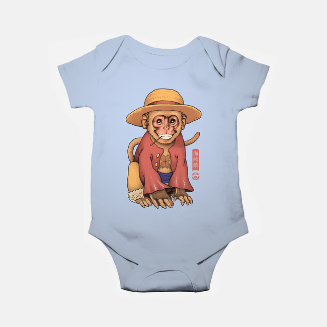 Monkey Pirate King-Baby-Basic-Onesie-vp021