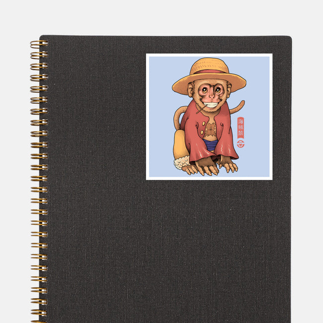 Monkey Pirate King-None-Glossy-Sticker-vp021