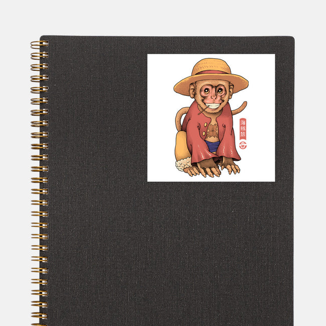 Monkey Pirate King-None-Glossy-Sticker-vp021