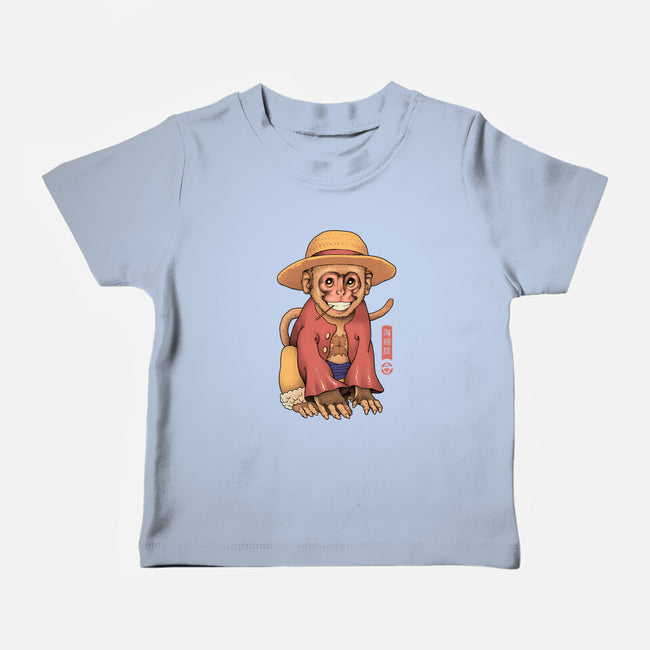 Monkey Pirate King-Baby-Basic-Tee-vp021