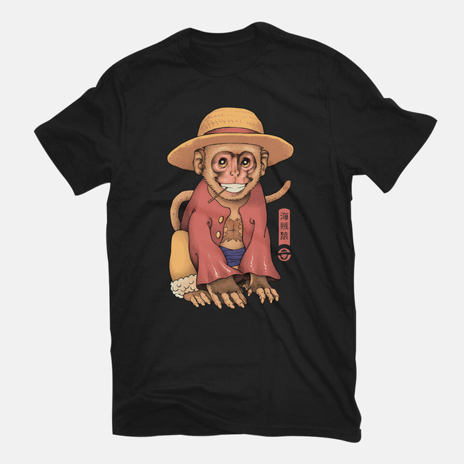 Monkey Pirate King-Mens-Heavyweight-Tee-vp021