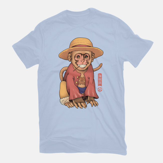 Monkey Pirate King-Mens-Heavyweight-Tee-vp021