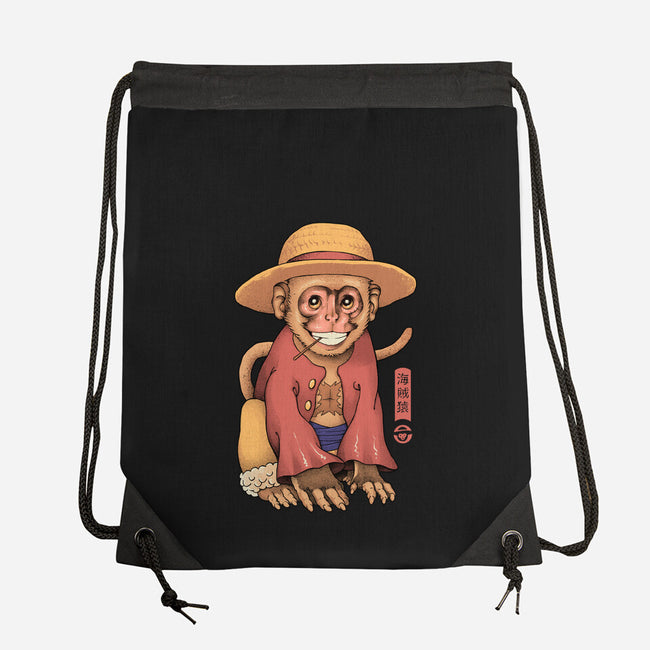 Monkey Pirate King-None-Drawstring-Bag-vp021