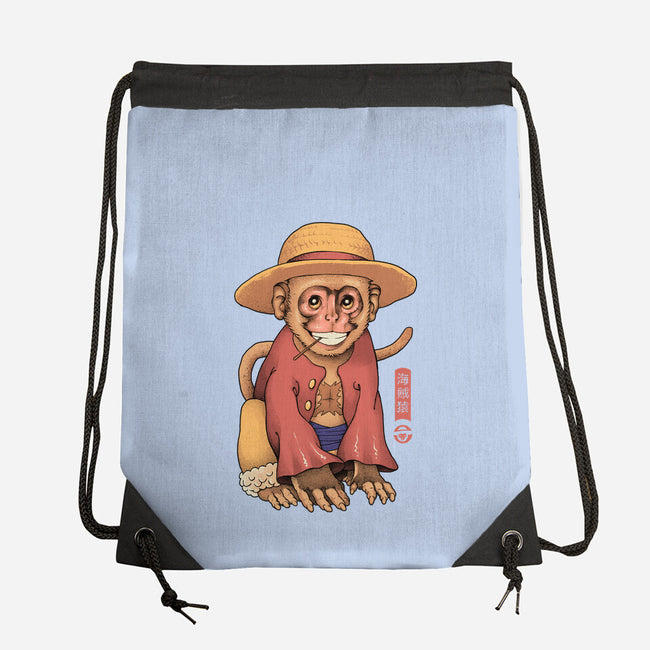 Monkey Pirate King-None-Drawstring-Bag-vp021