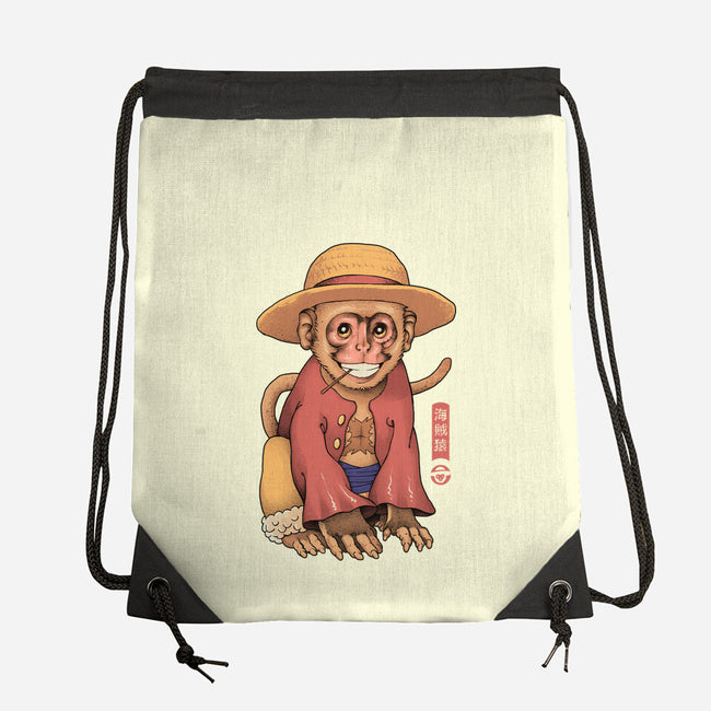 Monkey Pirate King-None-Drawstring-Bag-vp021
