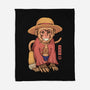 Monkey Pirate King-None-Fleece-Blanket-vp021