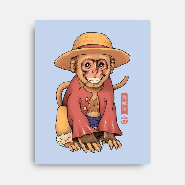 Monkey Pirate King-None-Stretched-Canvas-vp021