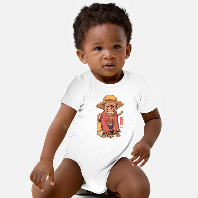 Monkey Pirate King-Baby-Basic-Onesie-vp021