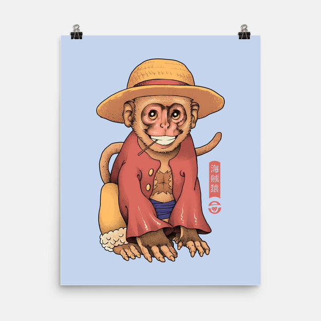Monkey Pirate King-None-Matte-Poster-vp021