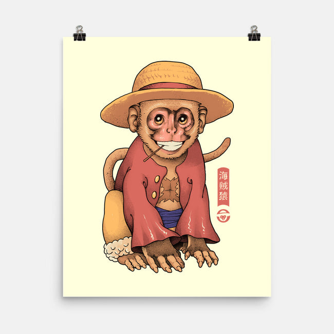 Monkey Pirate King-None-Matte-Poster-vp021
