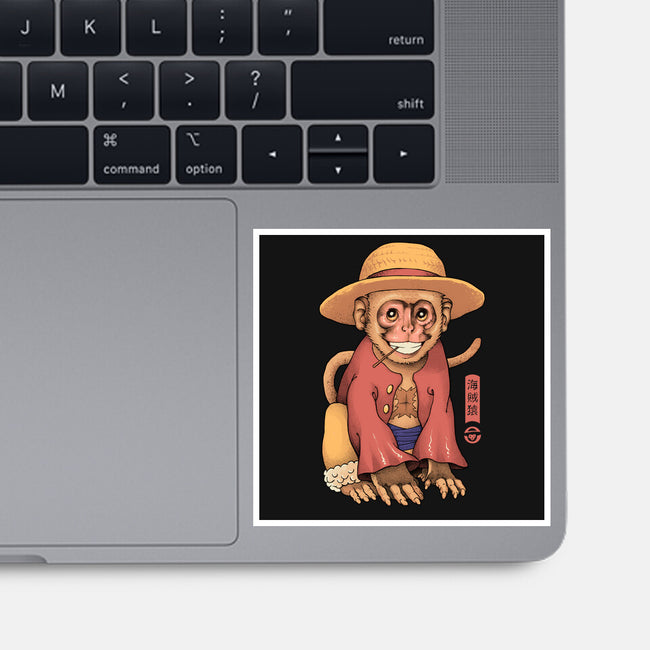 Monkey Pirate King-None-Glossy-Sticker-vp021